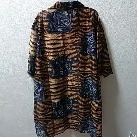 NEW Mens net button down shirt XL - Picture 5 of 5